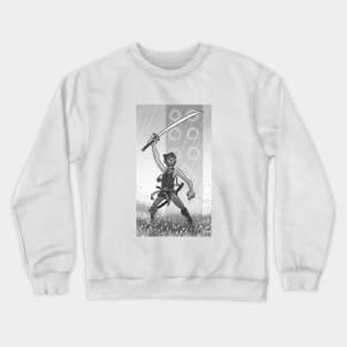 Kikuchiyo Final Battle! (BW) Crewneck Sweatshirt